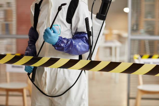 Professional Biohazard Cleanup technician working in Genoa, CO